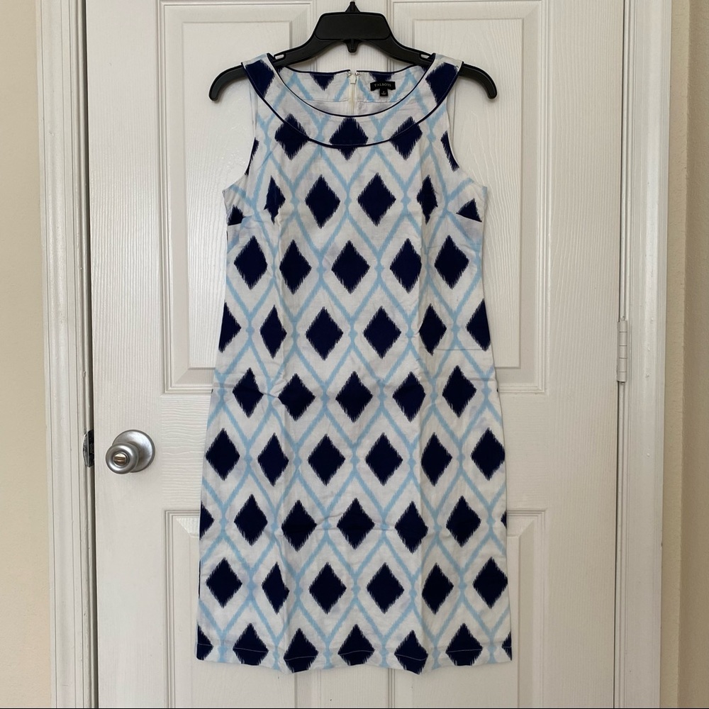 Talbots Women’s Diamond Jubilee Linen Blend Shift Dress